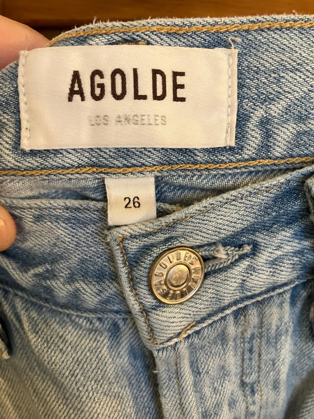 Agolde Riley Crop Size 26 - Picture 3 of 9